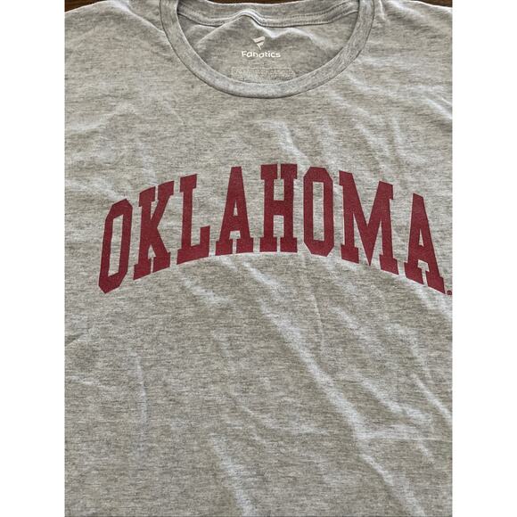 Fanatics Oklahoma Sooners Men’s XL Fanatics T-Shirt Tubular NWOT - Picture 2 of 6